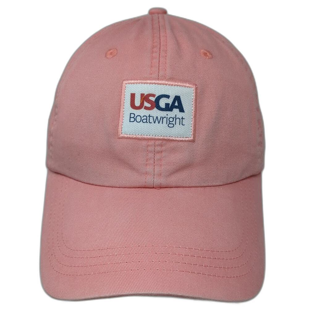 Ahead Baseball Cap Pink One Size USGA Boatwright Hat Cotton Slideback Golf